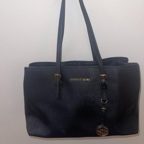 Michael Kors Black Tote Bag - Picture 1 of 6
